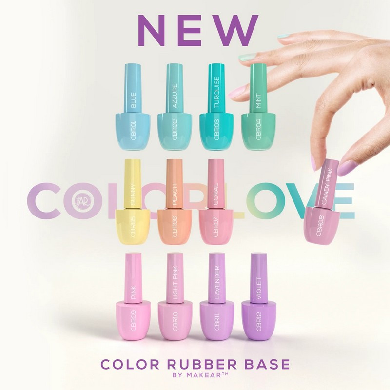 Makear - Rubber Base Color Pastel