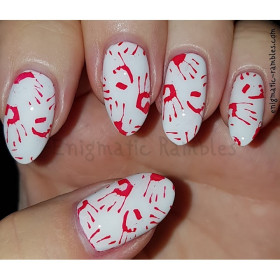 Nail Fashion Moyou - Vernis Stamping Red