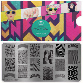Nail Fashion Moyou - Plaque de motifs stamping Urban 4