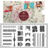 Nail Fashion Moyou - Plaque de motifs stamping Vintage 6