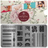 Nail Fashion Moyou - Plaque de motifs stamping Vintage 6