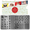 Nail Fashion Moyou - Plaque de motifs stamping Festive 1