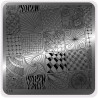Nail Fashion Moyou - Plaque de motifs stamping carrée 514 (Glam)