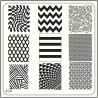 Nail Fashion Moyou - Plaque de motifs stamping carrée 434 (Urban)