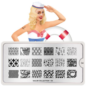 Moyou London - Plaque de motifs Sailor 04