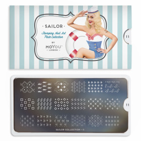 Moyou London - Plaque de motifs Sailor 11