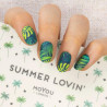 Moyou London - Plaque de motifs Summer Lovin' 04