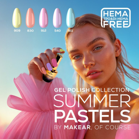 Makear Vernis Gel 8ml - Collection Summer Pastels