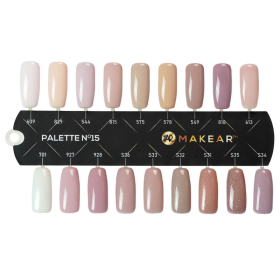 Makear Vernis Gel Couleur 8ml - Palette n°15