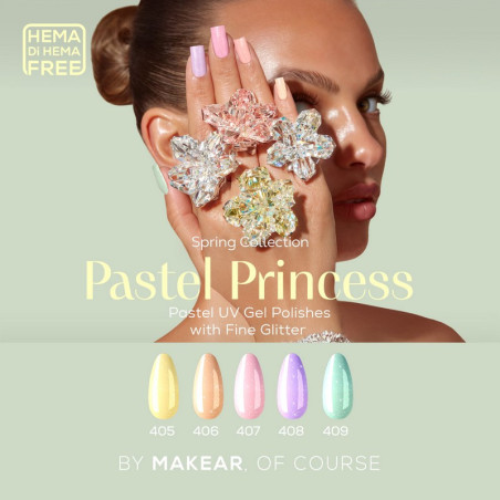 Makear Vernis Gel 8ml - Collection Pastel Princess