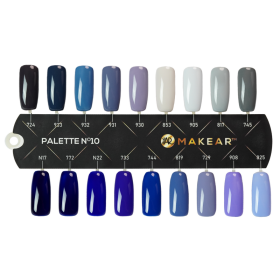 Makear Vernis Gel Couleur 8ml - Palette n°10