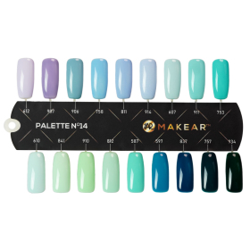 Makear Vernis Gel Couleur 8ml - Palette n°14