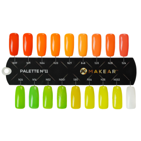 Makear Vernis Gel Couleur 8ml - Palette n°11