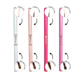 Pinceau 2en1 Gel 6 + Liner 9